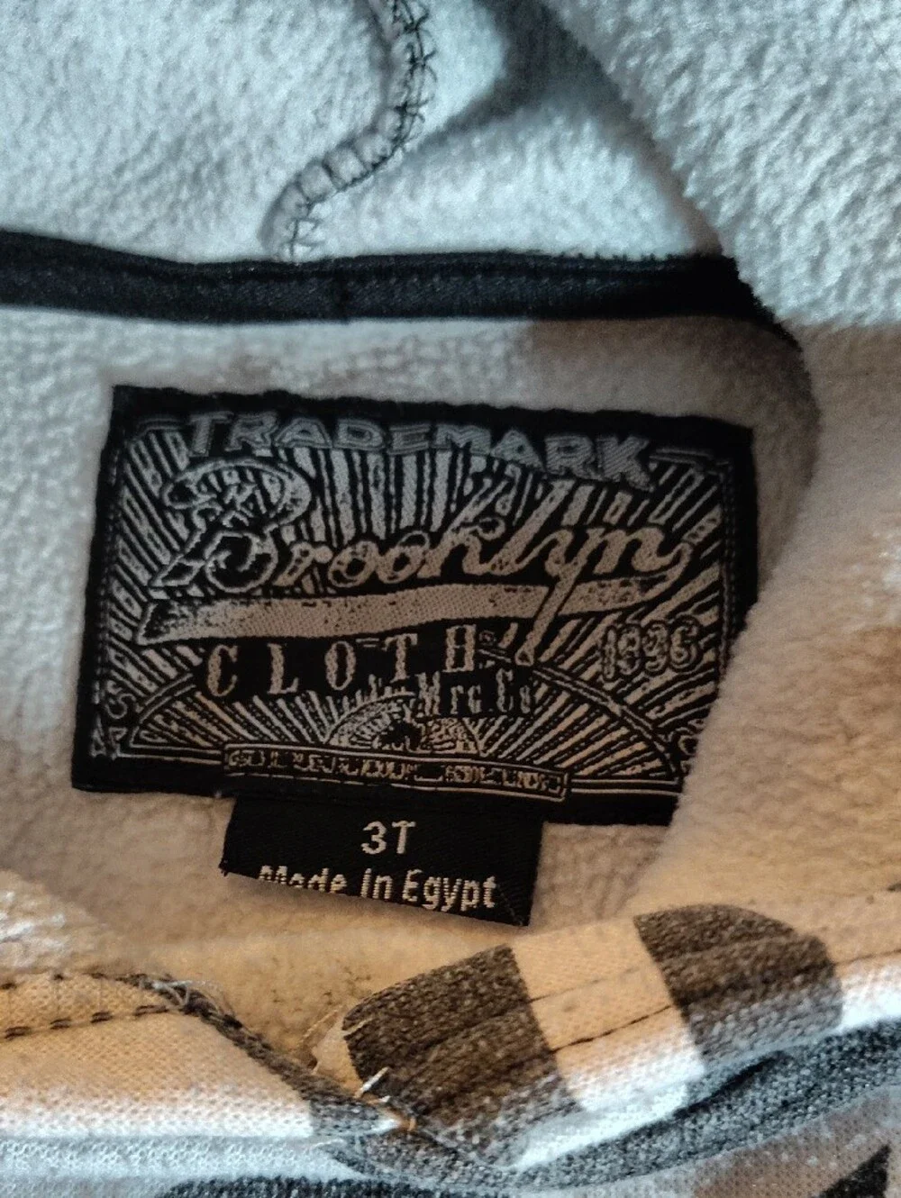 Kids Black & Cream 'Savage' Graphic Hoodie -